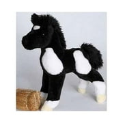 Douglas Toys Runner Black & White Paint Foal Plush Stuffed Animal Toy, 10