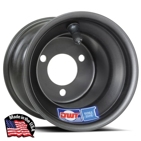 Douglas Wheels 705-359 Classic Spun Aluminum Wheel, 5x6, Black