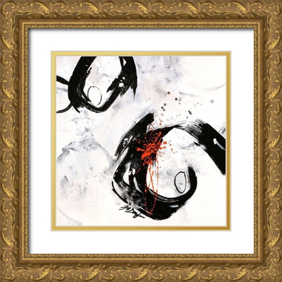 Douglass, Farrell 20x20 Gold Ornate Wood Framed with Double Matting Museum Art Print Titled - Mantra I