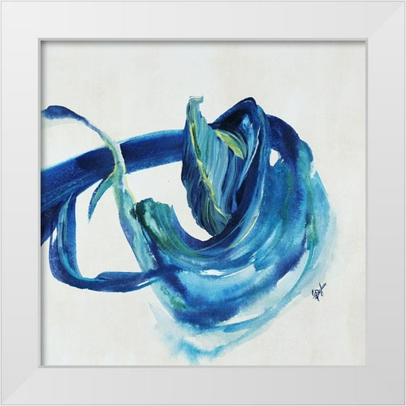 Douglass, Farrell 20x20 White Modern Wood Framed Museum Art Print Titled - Laffy Taffy II