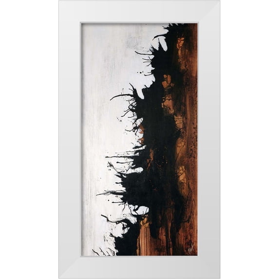 Douglass, Farrell 9x14 White Modern Wood Framed Museum Art Print Titled - Give Or Take I