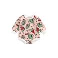 thumbnail image 1 of Douhoow 0-24M Infant Boys Girls Romper Xmas Cartoon Dinosuar Print Long Sleeve Playsuit, 1 of 9