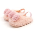 thumbnail image 1 of Douhoow Baby Girls Warm Shoes Cute Plush Soft-Soled Sandals Infant Casual Shoes 0-18M, 1 of 2