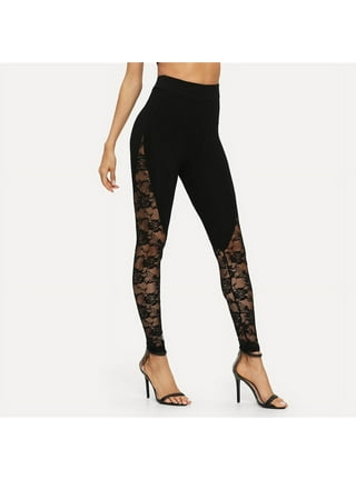 Women Gothic Black Velvet Flare Pants Sexy Hollow Out Lace Bell