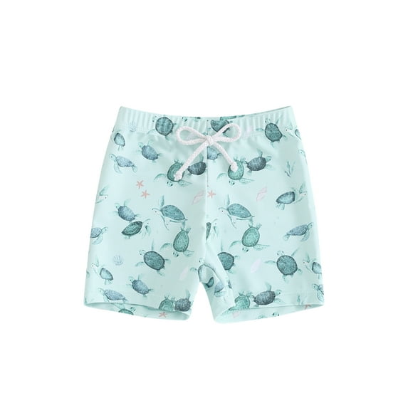 Douhoow Kids Boys Swim Trunks 6 12 18 Months 2 3 Years Toddler Plaid Print Elastic Drawstring Board Shorts Summer Dinosaur Swim Shorts