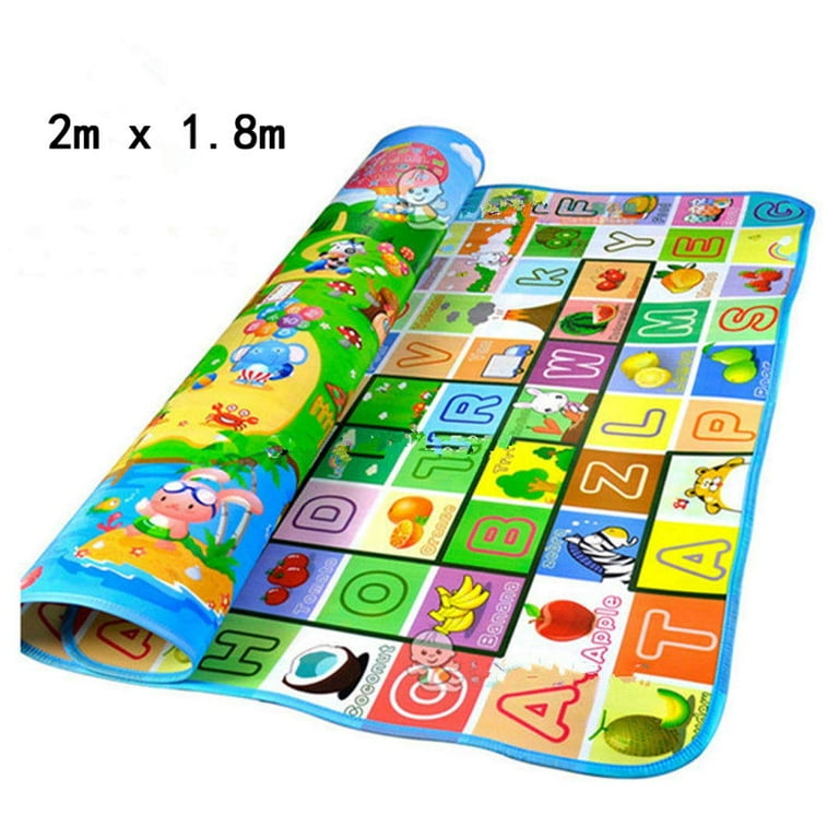 Douhoow Unisex Baby Play Mat Crawling Mat Letter Alphabet Pattern Carpet Early Childhood Education Pad