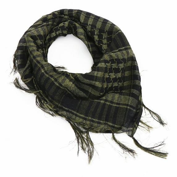 Douhoow Unisex Kerchief Scarf Men Women Square Plaid Shawl Windproof KeffIyeh