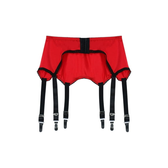 Douhoow Women Garter Belt High Waist Suspender Belt Night Club Elastic Garters