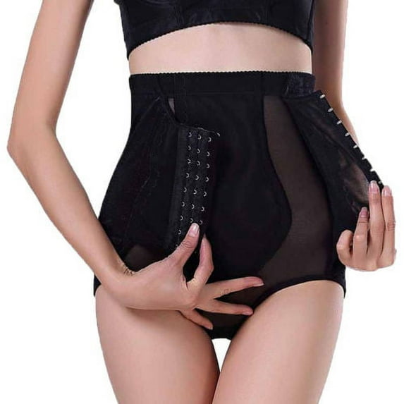Douhoow Women High Waist Tummy Shaper Postpartum Panties Body Corset Waist Trainer Shaping Briefs