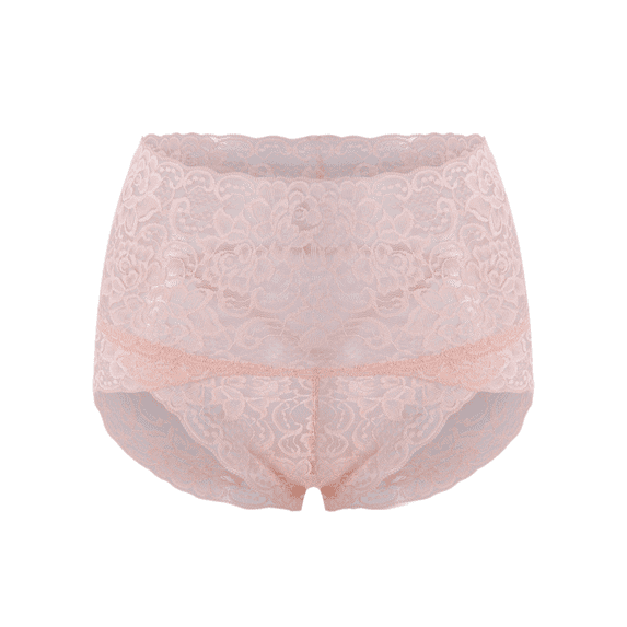 Douhoow Women Lace Panties High Waist Briefs Hollowed out Thongs Underwear M-3XL