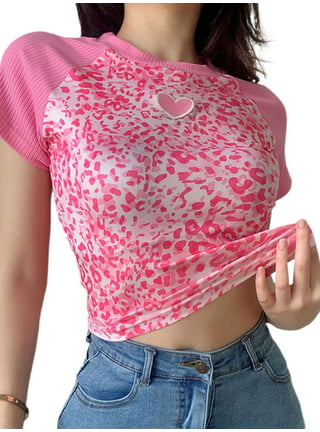 Pink Leopard Print Shirt