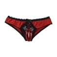 thumbnail image 1 of Douhoow Women Underpants Open Crotch G String Lace Underwear T-back Thong Sheer Panties Knickers, 1 of 5