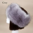 thumbnail image 1 of Douhoow Women Winter Thick Furry Hat Fluffy Faux Fur Cap Outdoor Ski Hat Earwarmer, 1 of 2