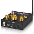 thumbnail image 1 of Douk Audio HiFi GE5654 Tube Preamp Bluetooth 5.0 Audio Receiver USB DAC Headphone Amp APTX, 1 of 10