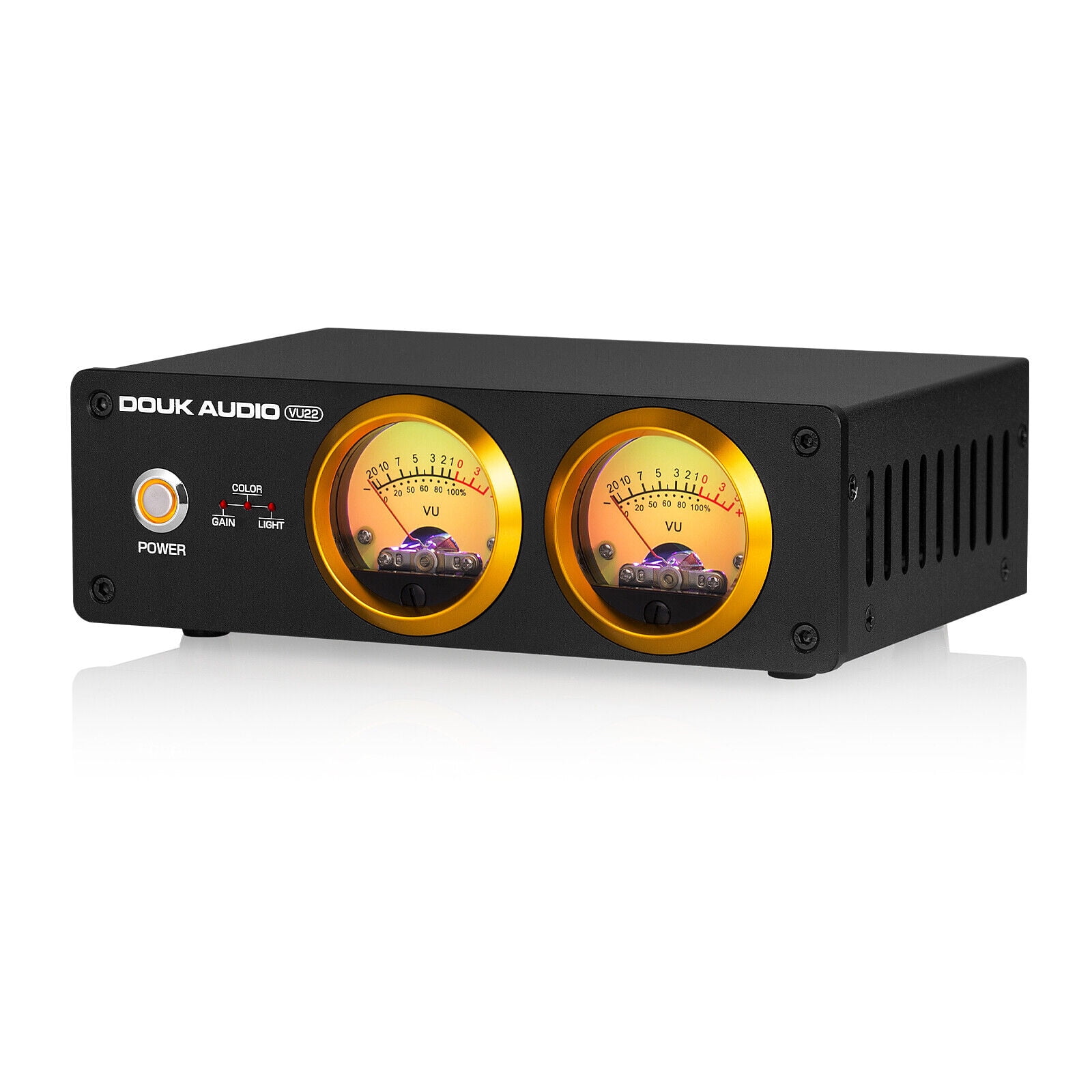 Douk Audio VU22 Dual Analog VU Meter Display DB Panel MIC+