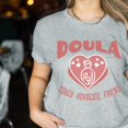 thumbnail image 1 of Doula Gift, Midwifery Student, Birth Doula Shirt, Birth Worker, Midwife Life, Doula Shirt for a Birth Coach, Birth Shirt For A Midwife (Colors:Heather Peach; Sizes:L;), 1 of 1