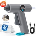 thumbnail image 1 of Doulami Cordless Hot Glue Gun with 2000mAh Rechargeable Battery, Mini Glue Gun with 22 Glue Sticks for DIY Arts Crafts Working, 1 of 8