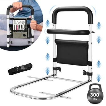 Doulami Bed Assist Rail for Elderly Seniors Adults Safety Bed Guard Rail Bedside Bar Grab for Bed