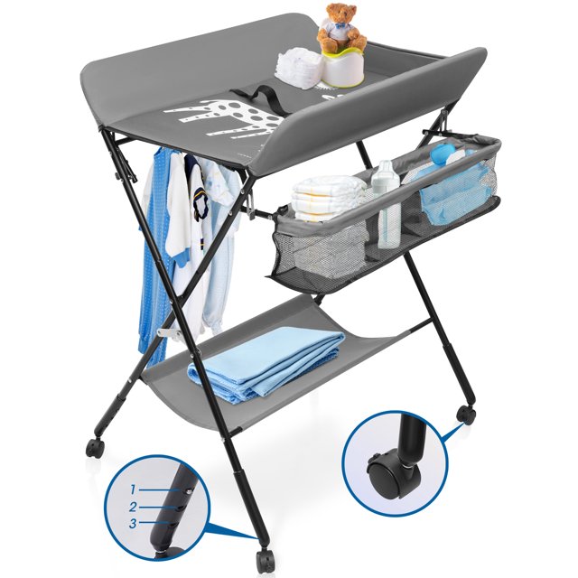 Doulami Folding Baby Infant Changing Table Portable Nursing Table w