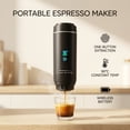 thumbnail image 1 of Doulami Rechargeable Cordless Portable Coffee Maker for Travel & Camping, Espresso Machine for Ground Coffee & NS Capsules, Battery Operated for RV, Hiking, Office, 1 of 10