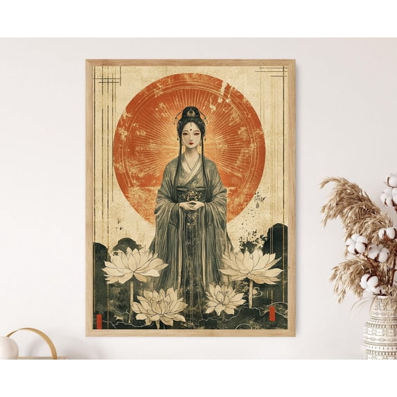 Doumu Cosmic Goddess Chinese Celestial Poster , Poster Print Only ...