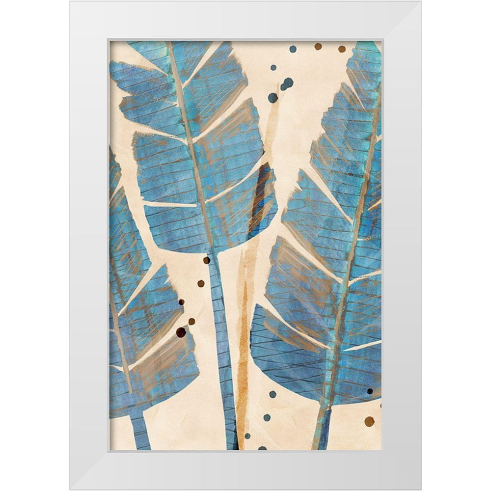 Douta, Flora 23x32 White Modern Wood Framed Museum Art Print Titled