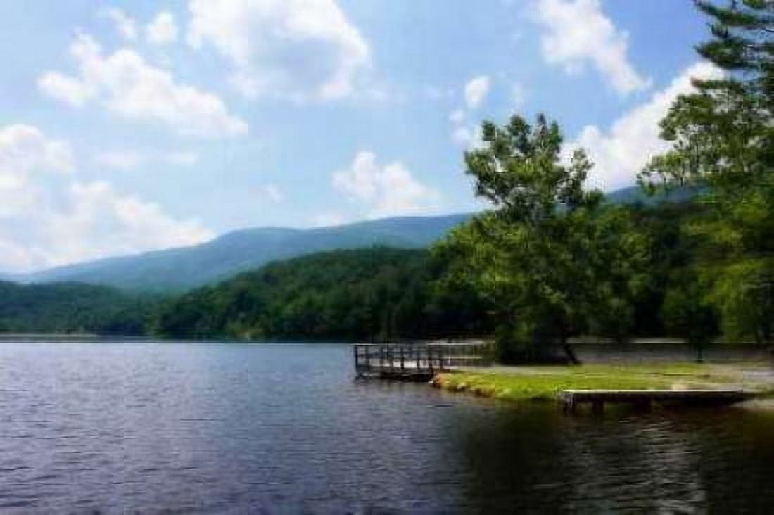 Douthat Lake VI Canvas Art - Alan Hausenflock (20 x 28)