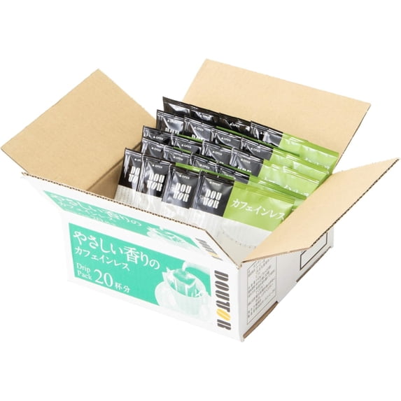 Doutor Coffee Decaf Drip Pack 20 Servings – Mild Aroma Colombian Coffee – Made in JAPAN - Tokyo Sakura Mall