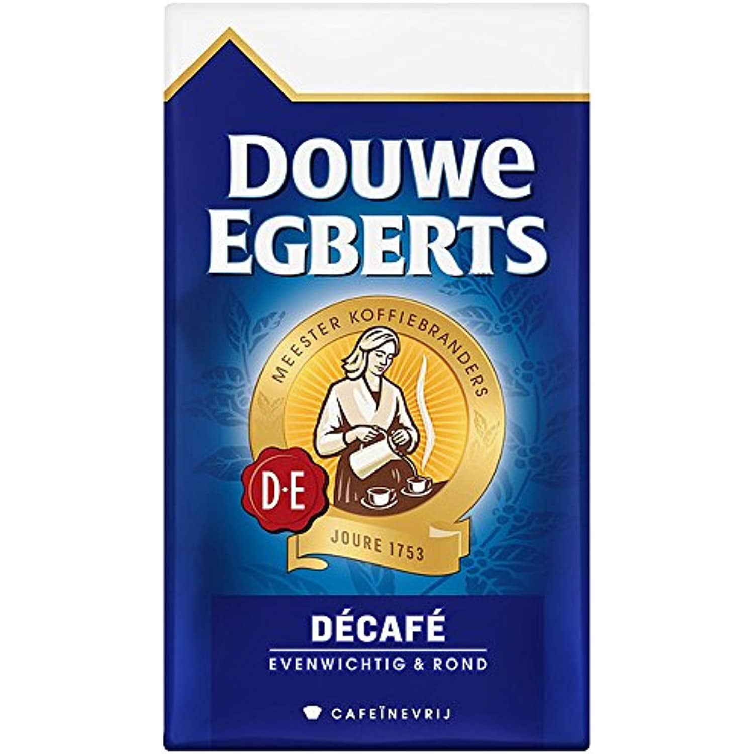 Douwe Egberts, Decaffeinated, Ground Coffee Medium Roast, Decaf