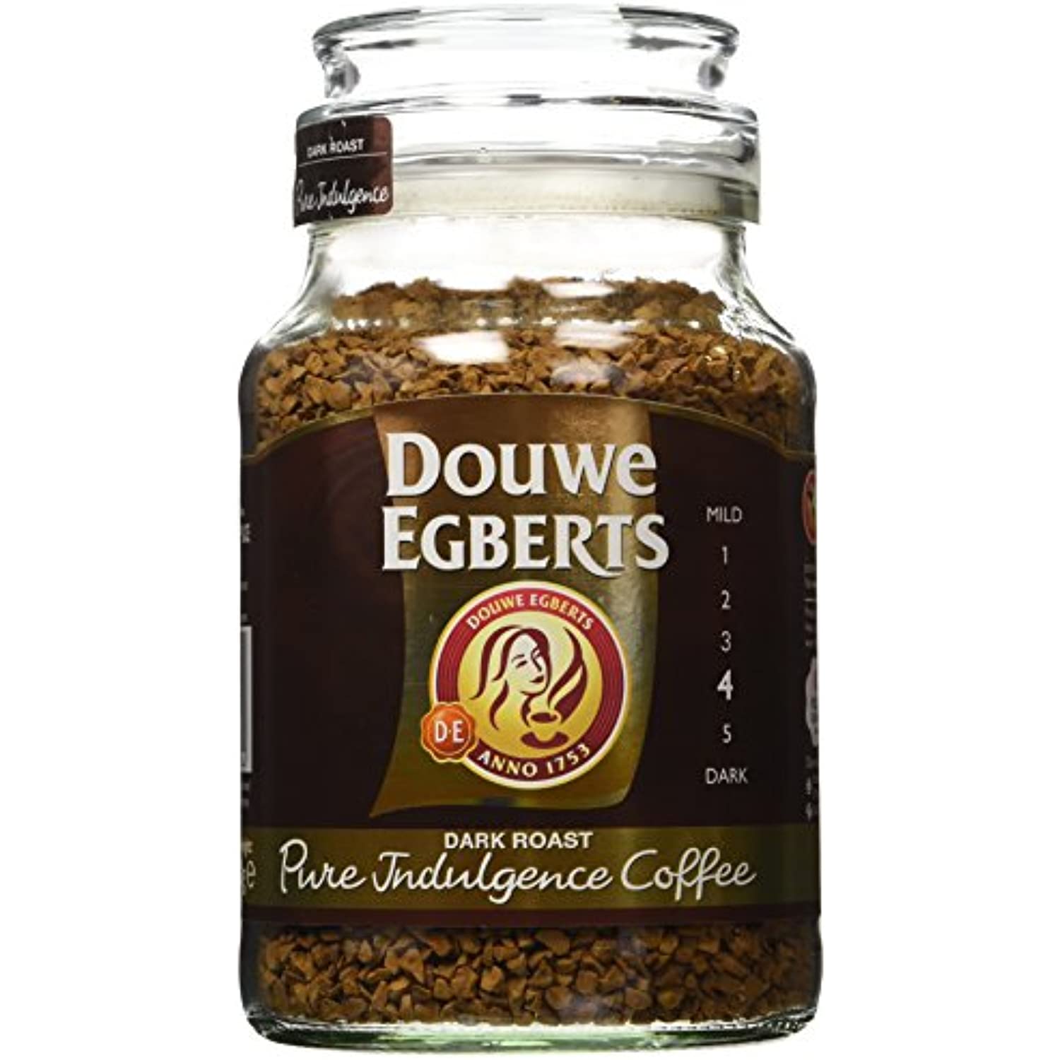 Douwe Egberts Pure Indulgence Instant Coffee, Dark Roast, 6.7Ounce