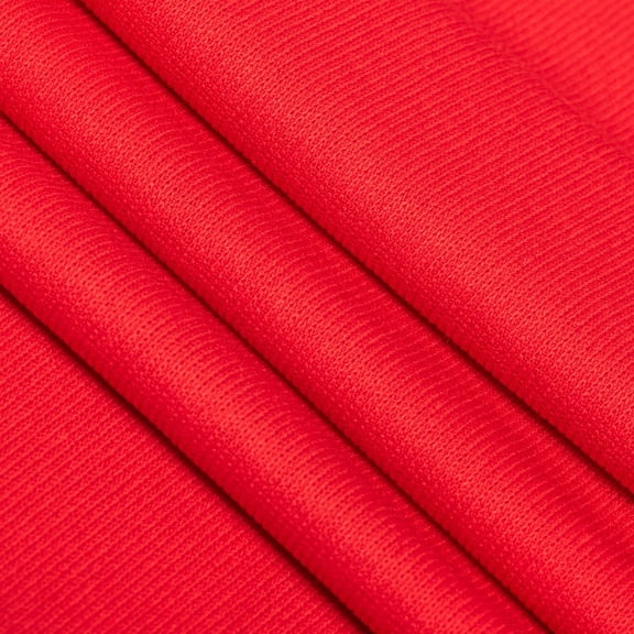 Doux French Rib Knit 68" Stretch Fabric - Red