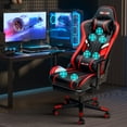 thumbnail image 1 of Douxlife 7-Point Massage Gaming Chair with Footrest, 175° Reclining, Ergonomic Racing High Back Home Office Computer Chair, Video Game Chair for Adults Kids, 1 of 9