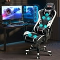 thumbnail image 1 of Douxlife 7-Point Massage Gaming Chair with Footrest, 175° Reclining, Ergonomic Racing High Back Home Office Computer Chair, Video Game Chair for Adults Kids, 1 of 8
