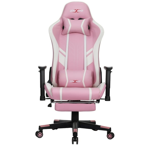 Douxlife RC03 Professional Full Body Vibration Massage Gaming Chair with Footrest, 175° Reclining