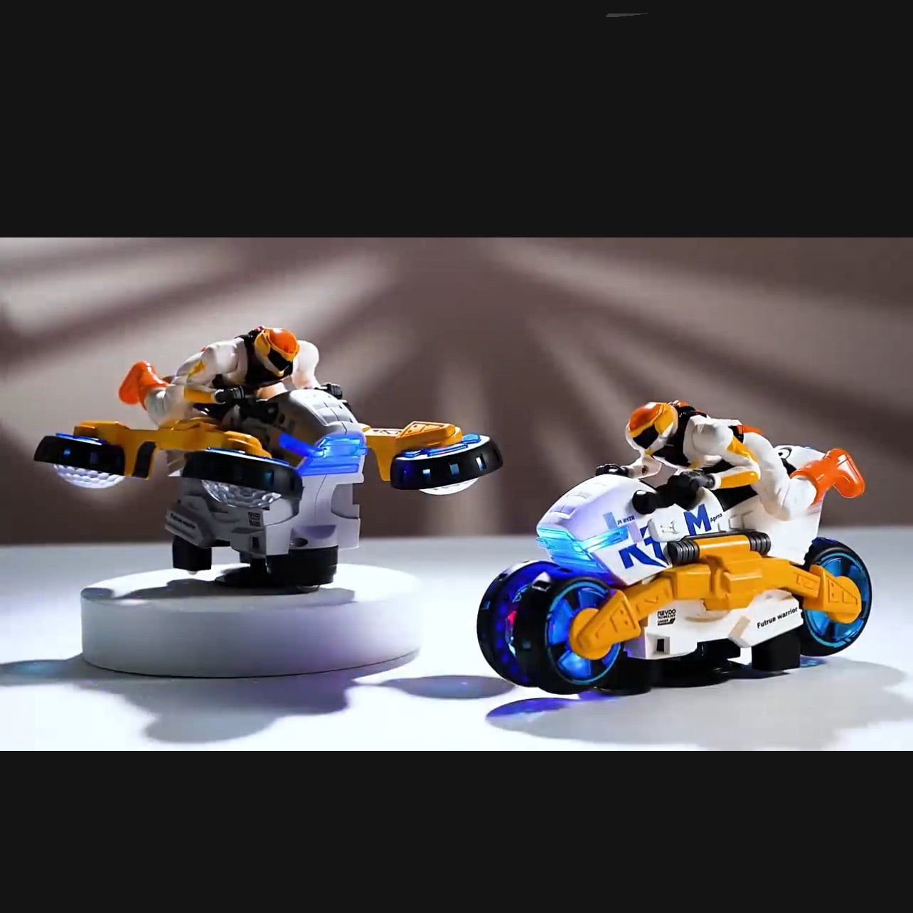 Douyin Same Electric Stunt Deformation Future Warrior Motorcycle