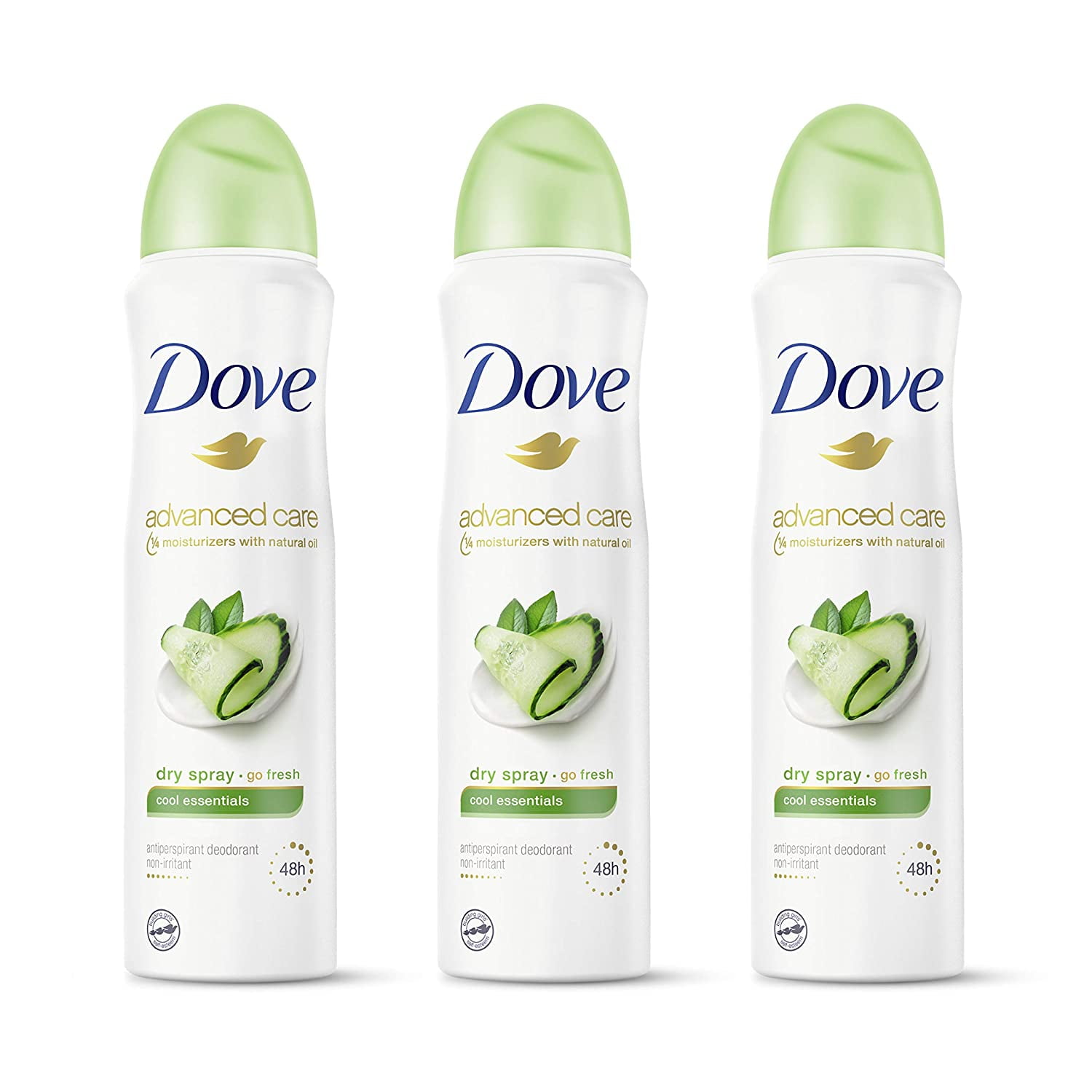 Dove Advanced Care Antiperspirant Deodorant Dry Spray Cool Essentials 3