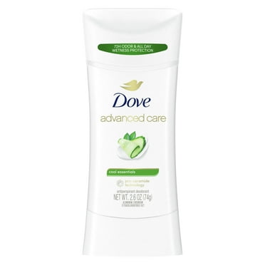 Dove Advanced Care Antiperspirant Deodorant Stick for Women Cool Essentials, 2.6 oz