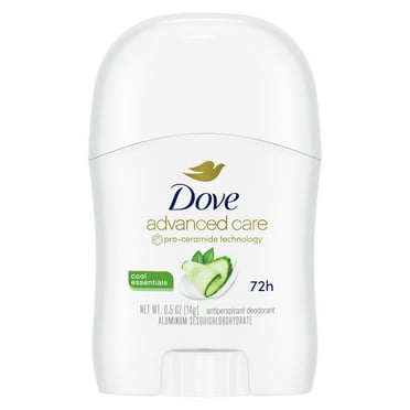 Dove Advanced Care Antiperspirant Deodorant Stick for Women Cool Essentials with Pro Ceramide Technology, 0.5 oz
