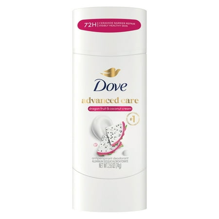 Dove Advanced Care Antiperspirant Deodorant Stick Dragon Fruit & Coconut Cream, 2.6 oz