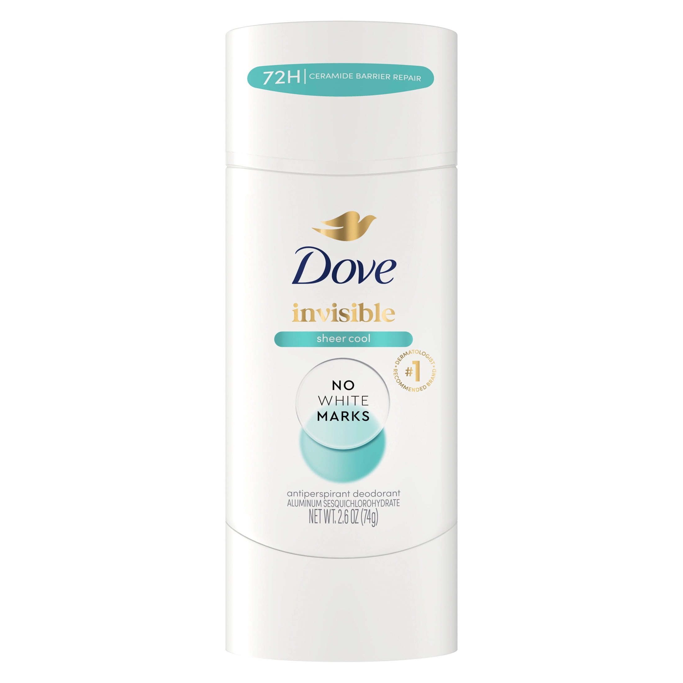 Dove Advanced Care Antiperspirant Deodorant Stick, Sheer Cool, 2.6