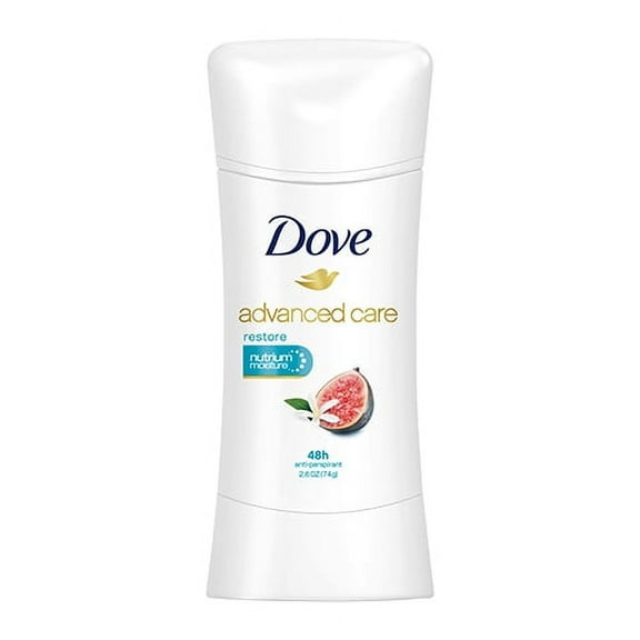 Dove Advanced Care Antiperspirant Nutrium Moisture, Restore, 2.6 Oz, 3 Pack