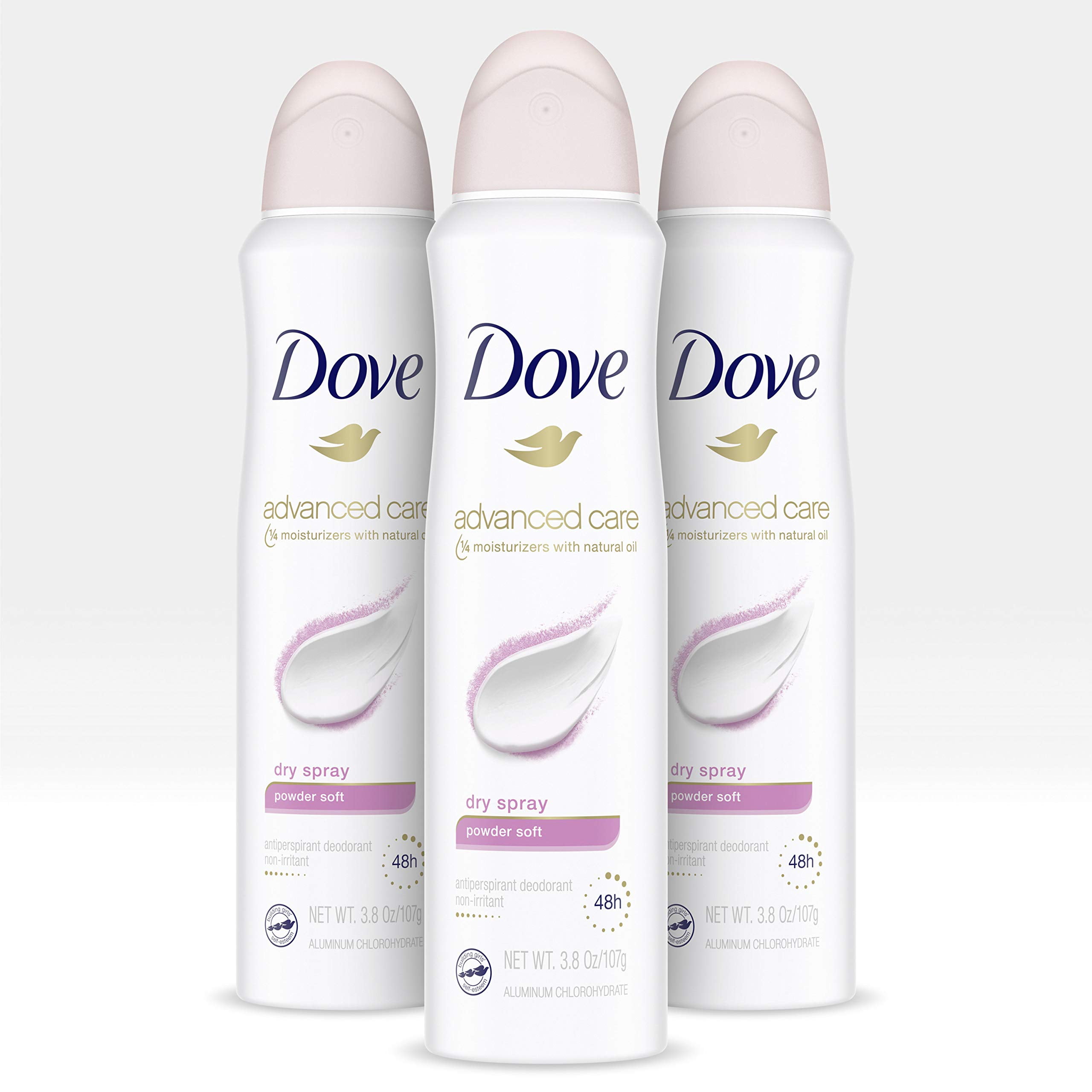 Dove Advanced Care Dry Spray Antiperspirant Deodorant For Women, Powder