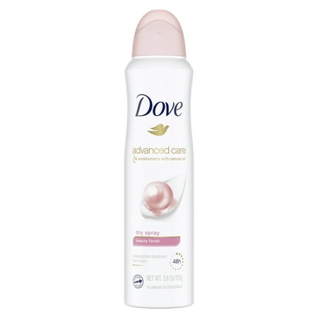 Dove Advanced Care Dry Spray Beauty Finish Antiperspirant Deodorant, 3.8 oz