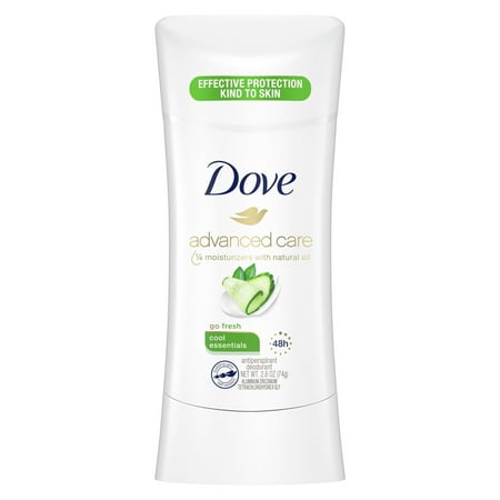 Dove Advanced Care Long Lasting Antiperspirant Deodorant Stick, Cool Essentials, 2.6 oz