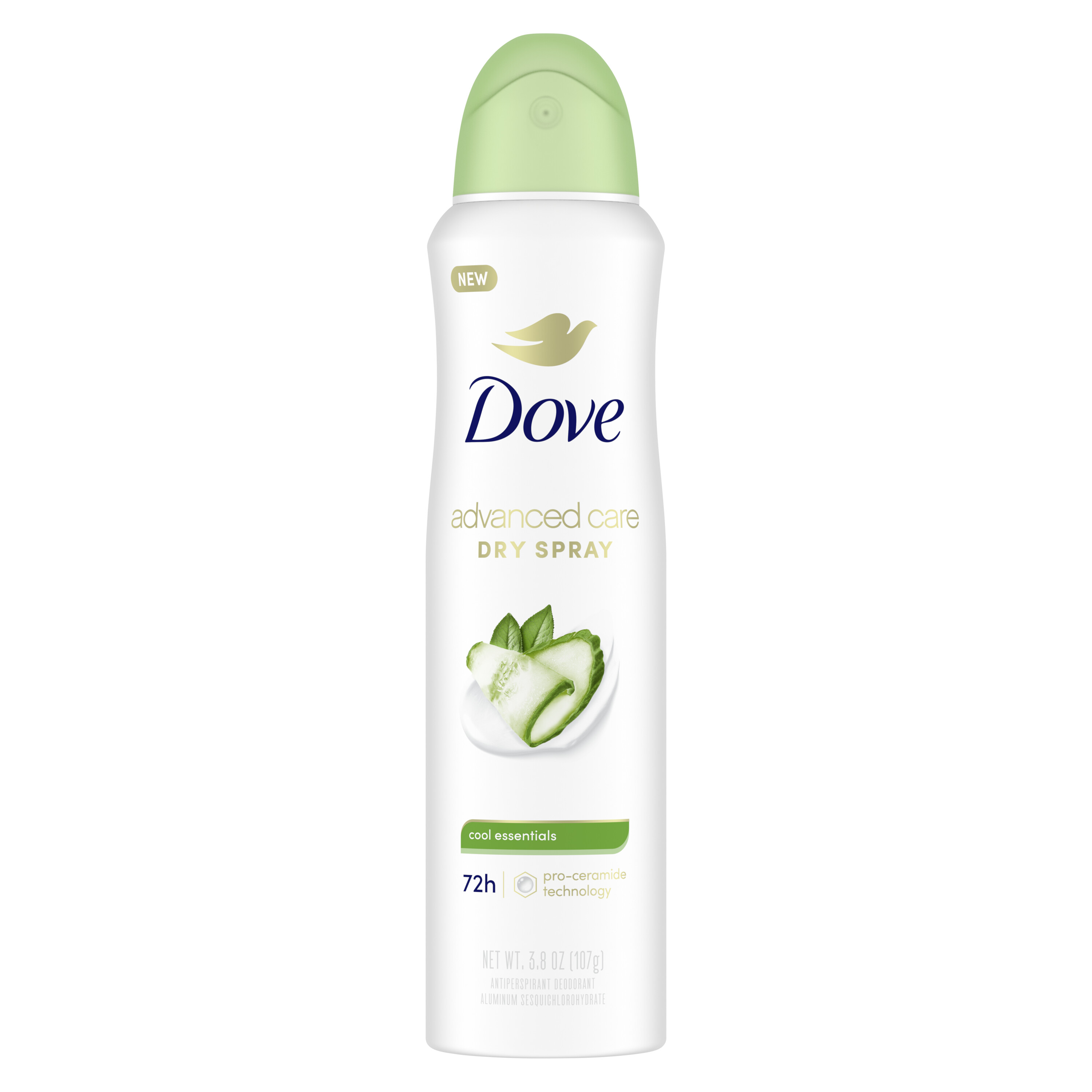 Dove Advanced Care Long Lasting Women's Antiperspirant Deodorant Dry Spray, Cool Essentials, 3.8 oz - image 1 of 11