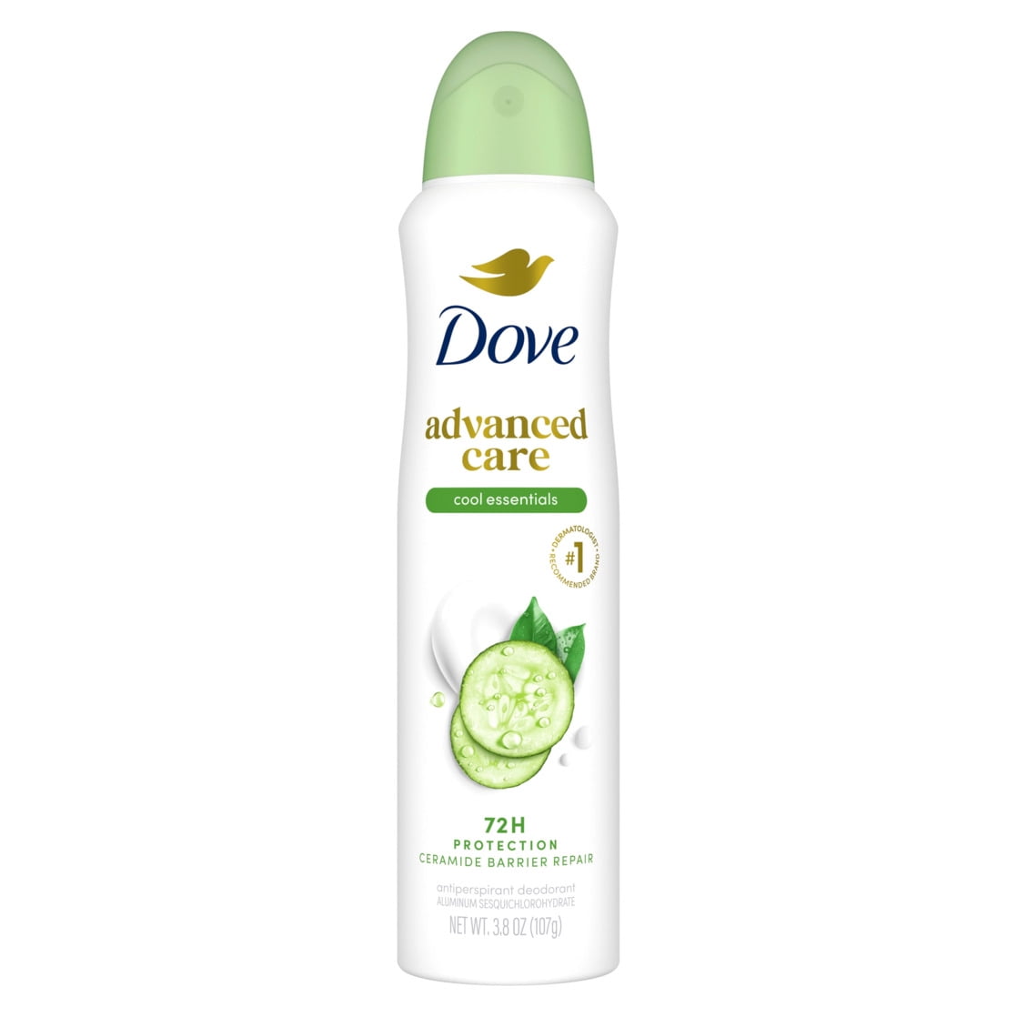Dove Advanced Care Antiperspirant Deodorant Dry Spray Cool Essentials 3.8 oz