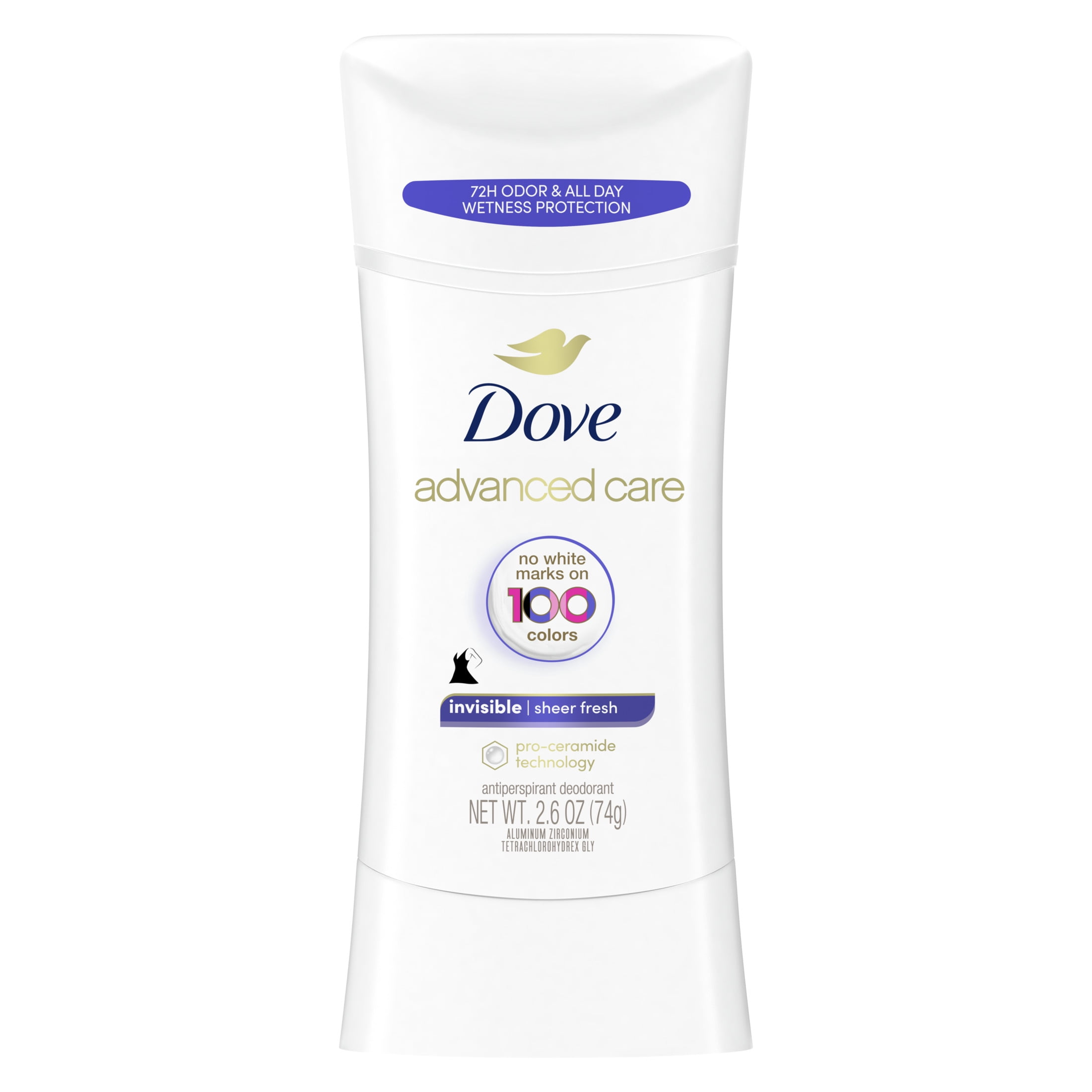 Dove Advanced Care Long Lasting Women's Antiperspirant Deodorant Stick