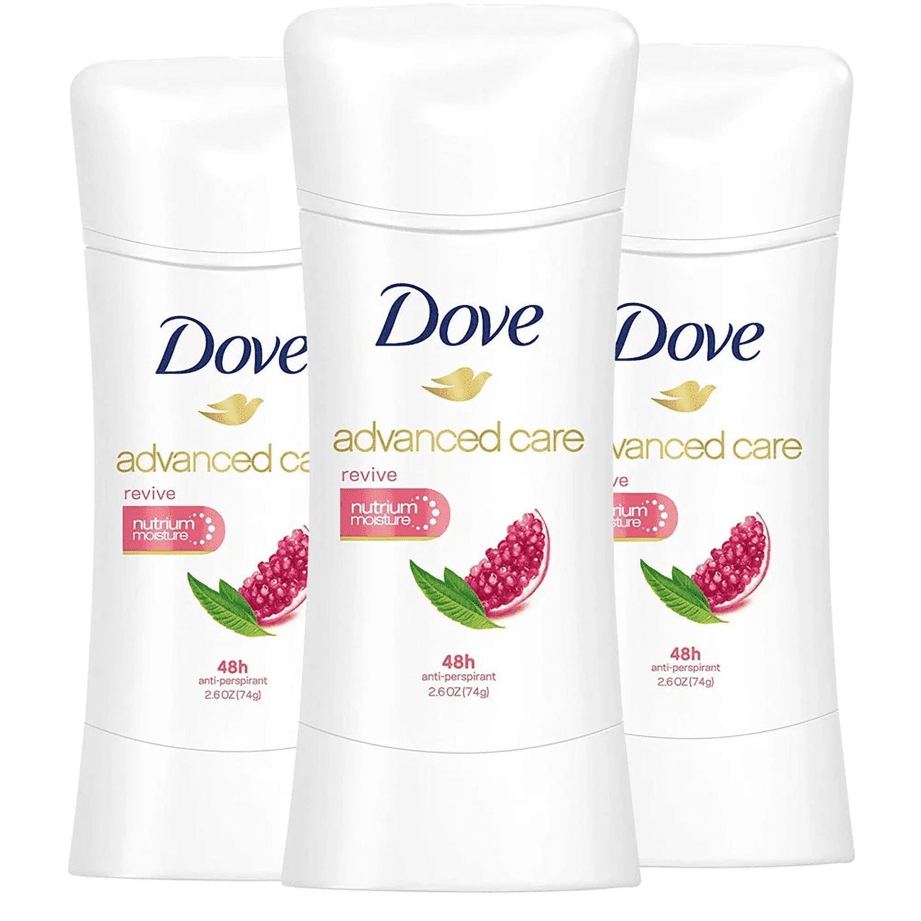 Dove Advanced Care Revive Antiperspirant Stick, Pack of 3