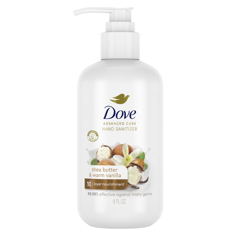 Dove Advanced Care Hand Sanitizer Gel with Shea Butter All Skin
