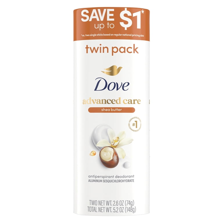 Dove Advanced Care Antiperspirant Deodorant Stick Shea Butter 72
